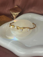 Bangle karkötő-gyöngyös