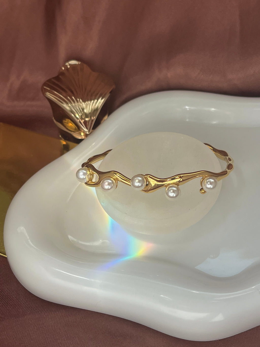 Bangle karkötő-gyöngyös