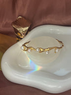 Bangle karkötő-gyöngyös