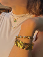 Bangle karkötő-gyöngyös