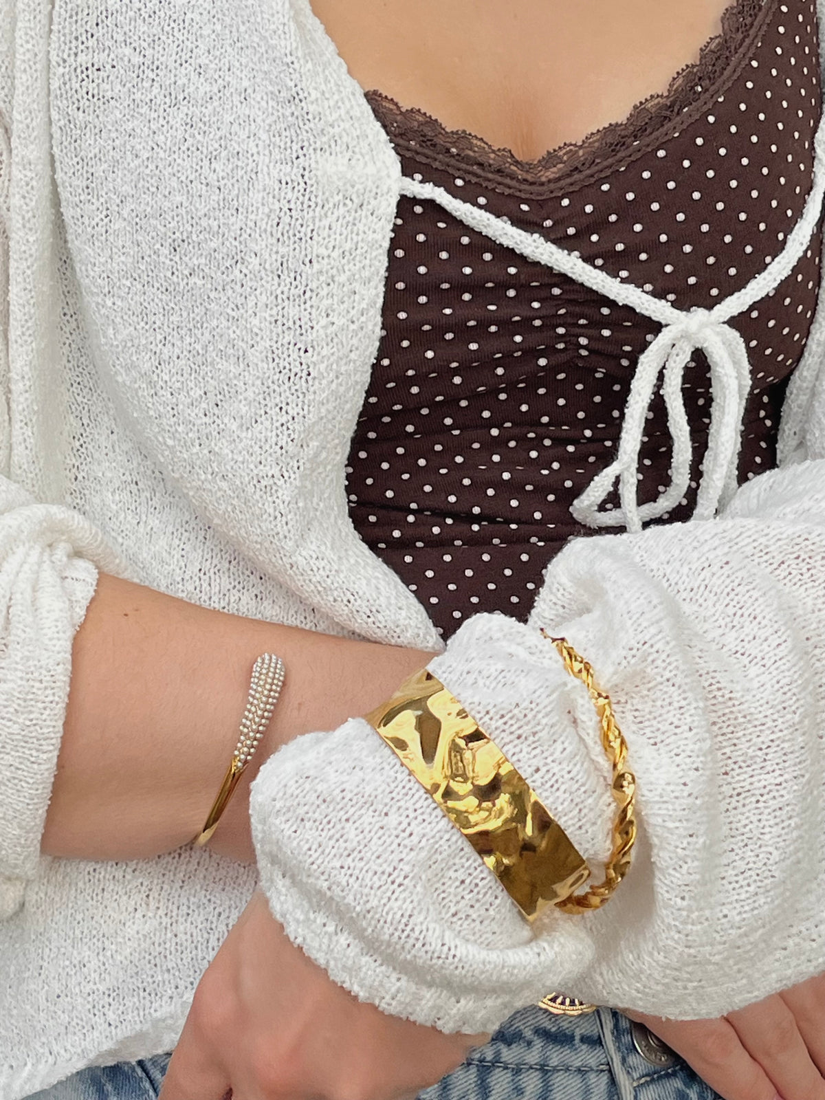 Bangle karkötő-apró gyöngyös (limited)