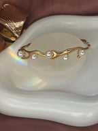 Bangle karkötő-gyöngyös